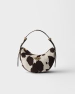 Prada Arqué printed leather mini shoulder bag
